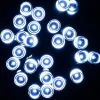 Shop Christmas Warehouse 1000 Cool White Concave Bulb Led Christmas Fairy String Lights - 50M