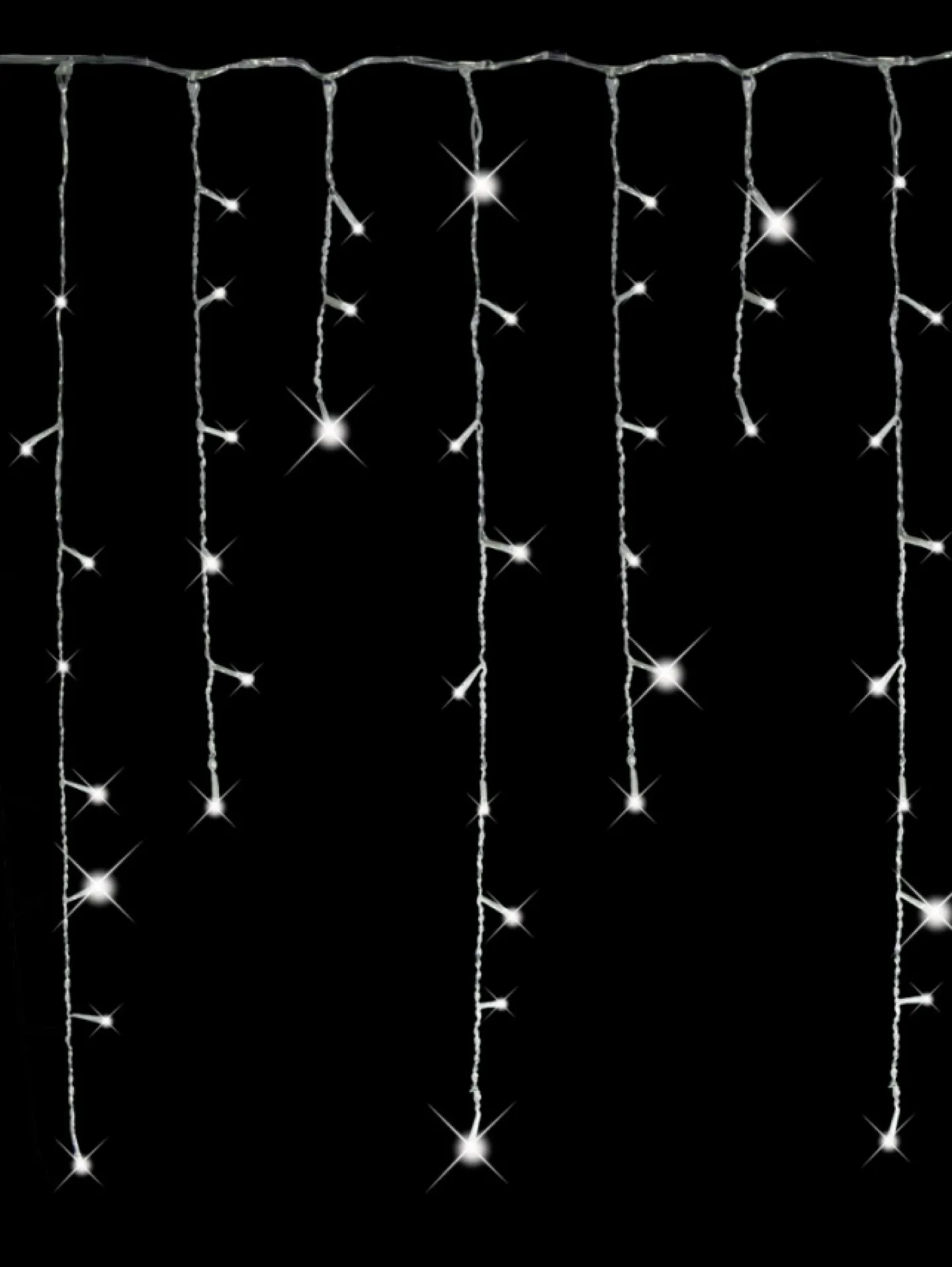 Best Sale Christmas Warehouse 420 Cool White Concave Bulb Led Christmas Icicle String Light - 10M