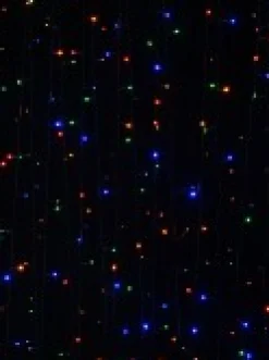 Store Christmas Warehouse 500 Multi Colour Concave Bulb Led String Fairy Solar Lights - 50M