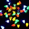 New Christmas Warehouse 40 Multi Colour Led C7 Bulb Christmas Fairy String Lights - 3.9M