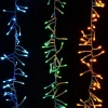 Outlet Christmas Warehouse 336 Multi Colour Led Concave Bulb Firecracker Cluster Icicle Light - 90Cm