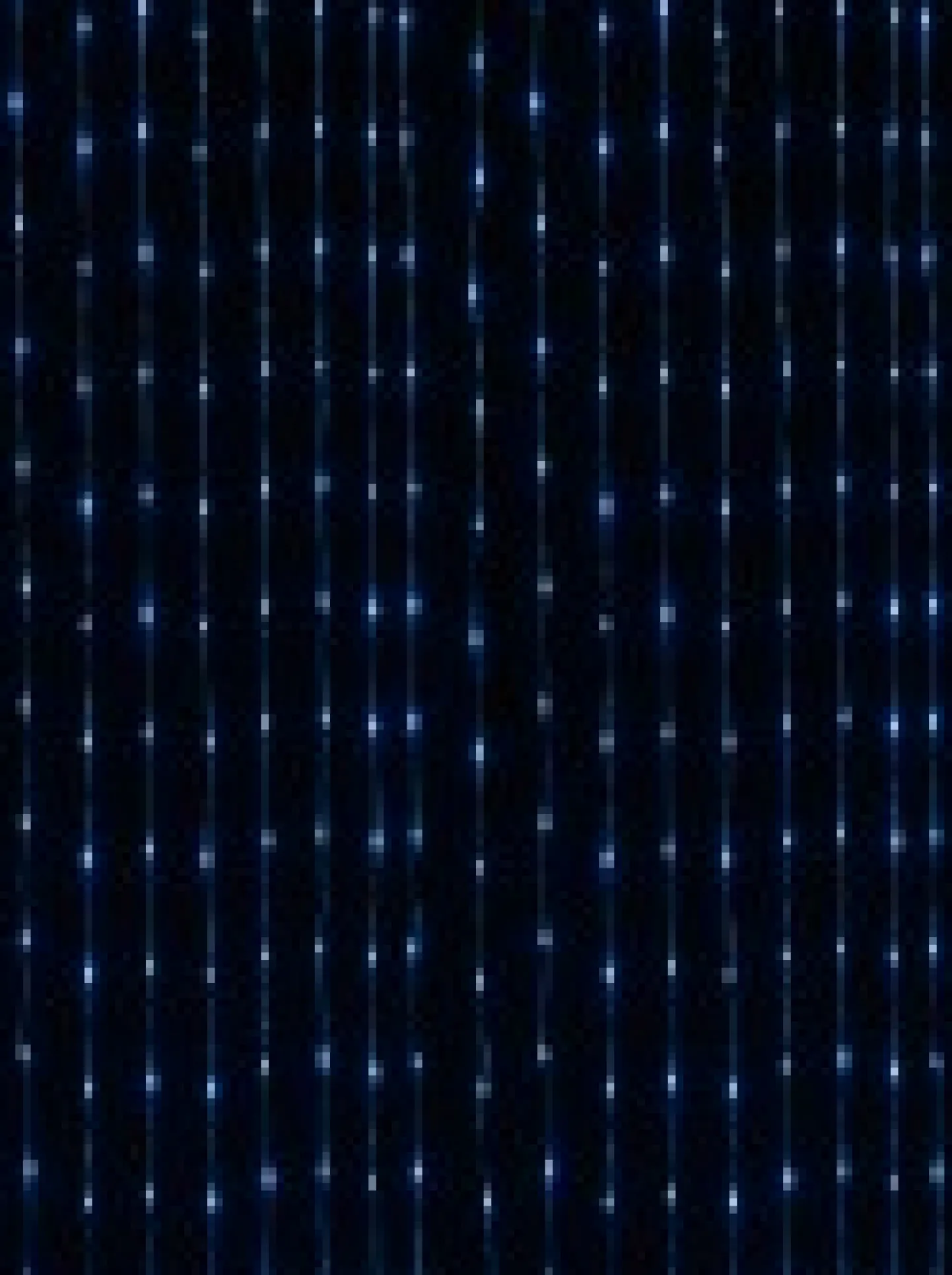 New Christmas Warehouse 240 Smart Multi Colour Led Seed Bulb Waterfall Christmas Curtain Light - 1.8M