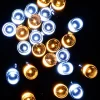 Cheap Christmas Warehouse 500 Warm & Cool White Led Concave Bulb Christmas Fairy String Lights - 25M