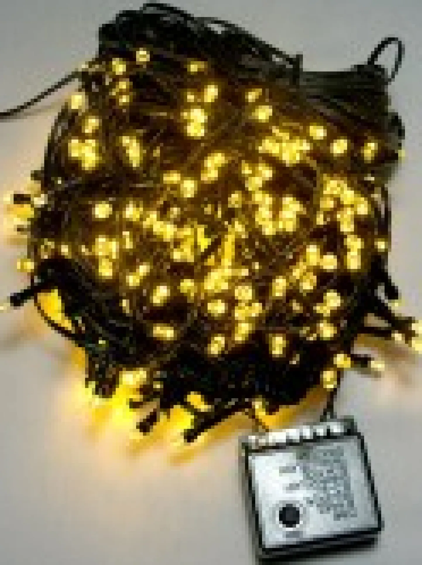 Flash Sale Christmas Warehouse 300 Warm White Led Concave Bulb Christmas Fairy String Lights - 15M