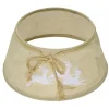 Discount Christmas Warehouse Burlap With Reindeer Print Conical Shape Christmas Tree Skirt - 58Cm