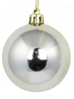 Fashion Christmas Warehouse Champagne Glitter, Matte & Metallic Christmas Baubles - 12 X 60Mm