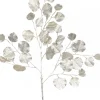 Cheap Christmas Warehouse Champagne Wide Leaf Magnolia Look Decorative Christmas Spray Stem - 86Cm