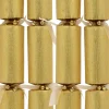 Cheap Christmas Warehouse Christmas Jingle Gold Glitter Thread Look Design Bon Bons - 6 X 35Cm