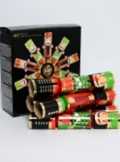 Shop Christmas Warehouse Christmas Jingle Green & Red Traditional Nutcracker Bon Bons - 10 X 34Cm