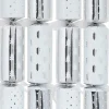 Cheap Christmas Warehouse Christmas Jingle Shiny Silver & White Tree & Dots Pattern Bon Bons - 10 X 34Cm