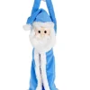 Online Christmas Warehouse Cute & Cuddly Hanging Winter Santa Christmas Plush Toy - 19Cm