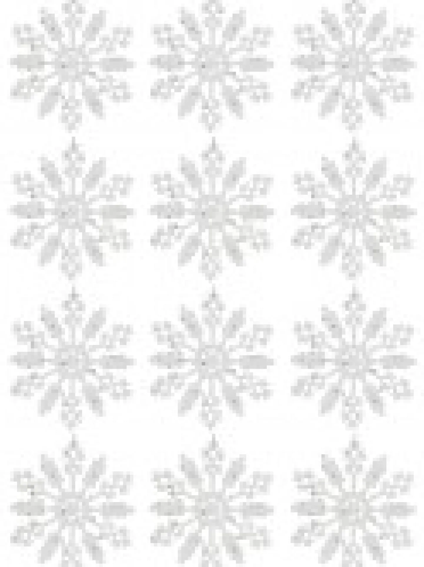 Best Sale Christmas Warehouse Glittered Thin White Snowflake Christmas Tree Hanging Decorations - 12 X 10Cm