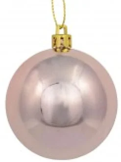 Flash Sale Christmas Warehouse Gold, Champagne & Rose Gold Metallic & Matte Christmas Baubles - 12 X 60Mm