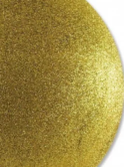 Best Sale Christmas Warehouse Gold Glittered Large Display Bauble Christmas Decoration - 20Cm