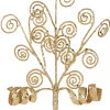 Store Christmas Warehouse Gold Glittered Swirls Decorative Christmas Spray Pick - 19Cm