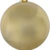 Sale Christmas Warehouse Gold Metallic Large Display Bauble Christmas Decoration - 20Cm