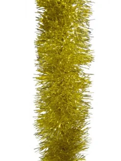 Best Christmas Warehouse Gold Metallic 8Ply Classic Christmas Tinsel Garland - 15Cm X 5M