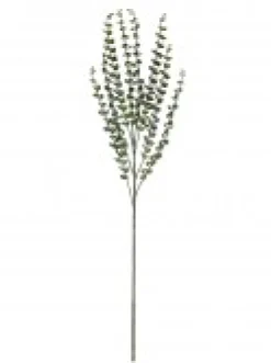 Hot Christmas Warehouse Green Baby Blue Eucalyptus Leaves Decorative Christmas Spray Stem - 80Cm