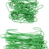 Discount Christmas Warehouse Green Wire Reusable Christmas Decoration & Ornament Hanger - 100 Pack