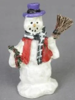 Sale Christmas Warehouse Large Christmas Village Scene With Church, Shops & Figurines - 17 Piece