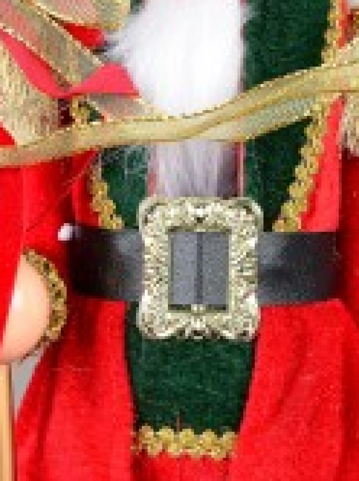 New Christmas Warehouse Large Classic Christmas Nutcracker With Finial Staff Decorative Ornament - 59Cm