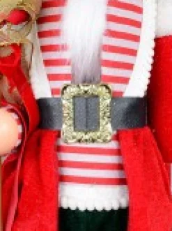 Clearance Christmas Warehouse Large Classic Christmas Nutcracker With Ball Staff Decorative Ornament - 59Cm
