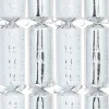 Online Christmas Warehouse Merry Christmas Gloss White & Shiny Silver Cursive Text Bon Bons - 50 X 30Cm