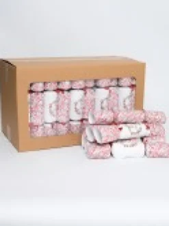 Online Christmas Warehouse Merry Christmas Wreath & Berry Vine Christmas Cracker Bon Bons - 50 X 30Cm