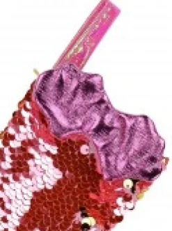 Discount Christmas Warehouse Mini Mermaid Tail With Pink Sequins Christmas Stockings - 3 X 20Cm