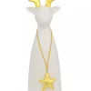 Flash Sale Christmas Warehouse Modern Chic Look Gloss Reindeer Ceramic Christmas Ornament - 16Cm