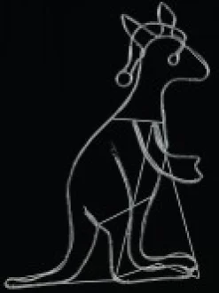 Shop Christmas Warehouse Multi Colour Led Buru The Christmas Kangaroo Light Display Silhouette - 1.1M