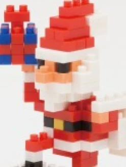Best Christmas Warehouse Nanoblocks Santa Claus On The Chimney Christmas Toy - Nbc_127 160 Piece
