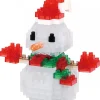 Sale Christmas Warehouse Nanoblocks Traditional Snowman With Hat Christmas Toy - Nbc_368 160 Piece