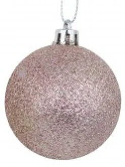 Discount Christmas Warehouse Pink Metallic & Glittered With Mint Green Metallic & Matte Baubles - 12 X 60Mm