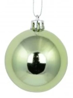 Discount Christmas Warehouse Pink Metallic & Glittered With Mint Green Metallic & Matte Baubles - 12 X 60Mm