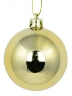 Shop Christmas Warehouse Red & Gold Metallic, Matte & Glitter Christmas Baubles - 12 X 60Mm