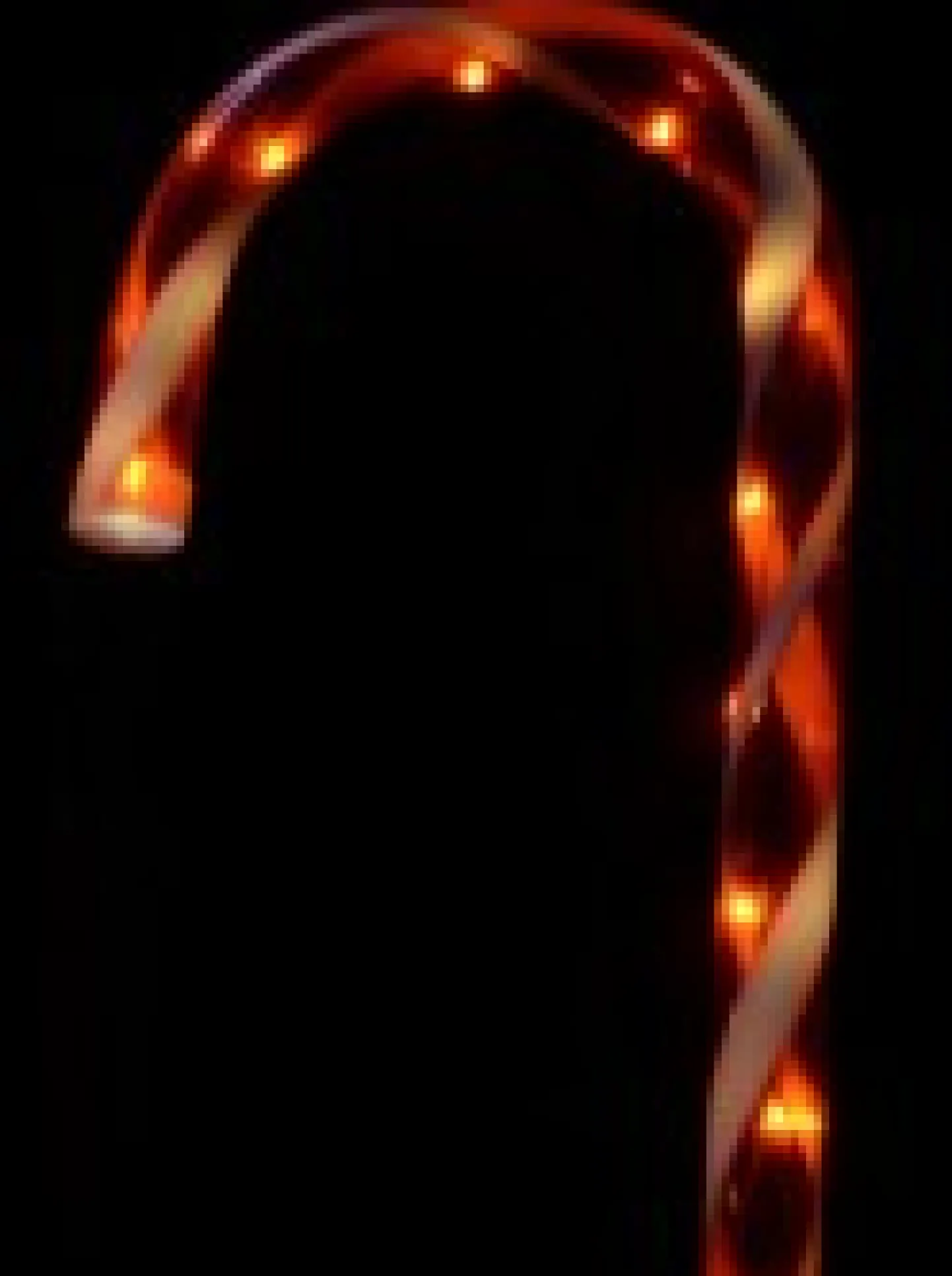 Flash Sale Christmas Warehouse Red & White Candy Cane Garden Christmas Path Light Set - 4 X 80Cm