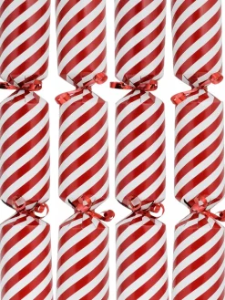 Best Sale Christmas Warehouse Red & White Candy Cane Stripe Christmas Cracker Bon Bons - 50 X 30Cm