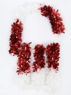 Flash Sale Christmas Warehouse Red & White Stripe Tinsel Candy Cane Stick Christmas Display Decoration - 1.1M