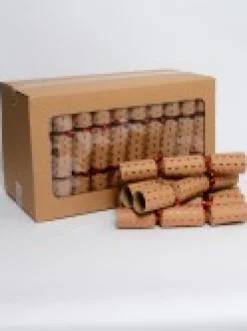 Best Sale Christmas Warehouse Red Christmas Tree Design On Kraft Paper Look Bon Bons - 50 X 30Cm