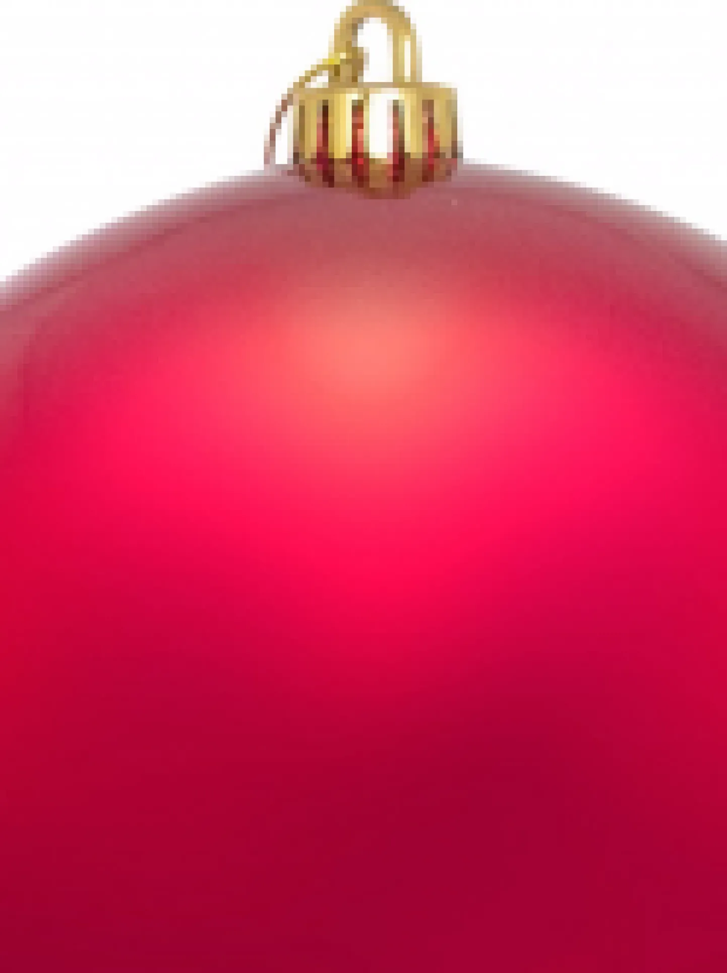 Sale Christmas Warehouse Red Metallic Large Display Bauble Christmas Decoration - 20Cm