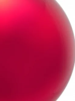 Sale Christmas Warehouse Red Metallic Large Display Bauble Christmas Decoration - 20Cm
