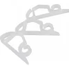 Fashion Christmas Warehouse Reusable Outdoor Gutter Clips Christmas Light Accessory - 50 Pack