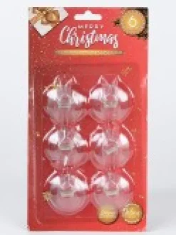 Outlet Christmas Warehouse Reusable Suction Cups With Metal Hook Christmas Accessory - 35Mm X 6 Pack