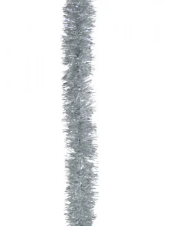 Sale Christmas Warehouse Silver Metallic 6Ply Classic Christmas Tinsel Garland - 50Mm X 5M