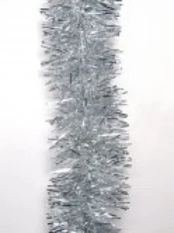 Sale Christmas Warehouse Silver Metallic 6Ply Classic Christmas Tinsel Garland - 50Mm X 5M