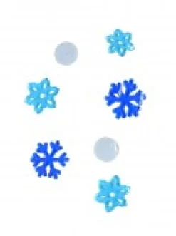 Sale Christmas Warehouse Snowman, Snowflakes & Snowballs Gel Window Cling Decoration - 19Cm
