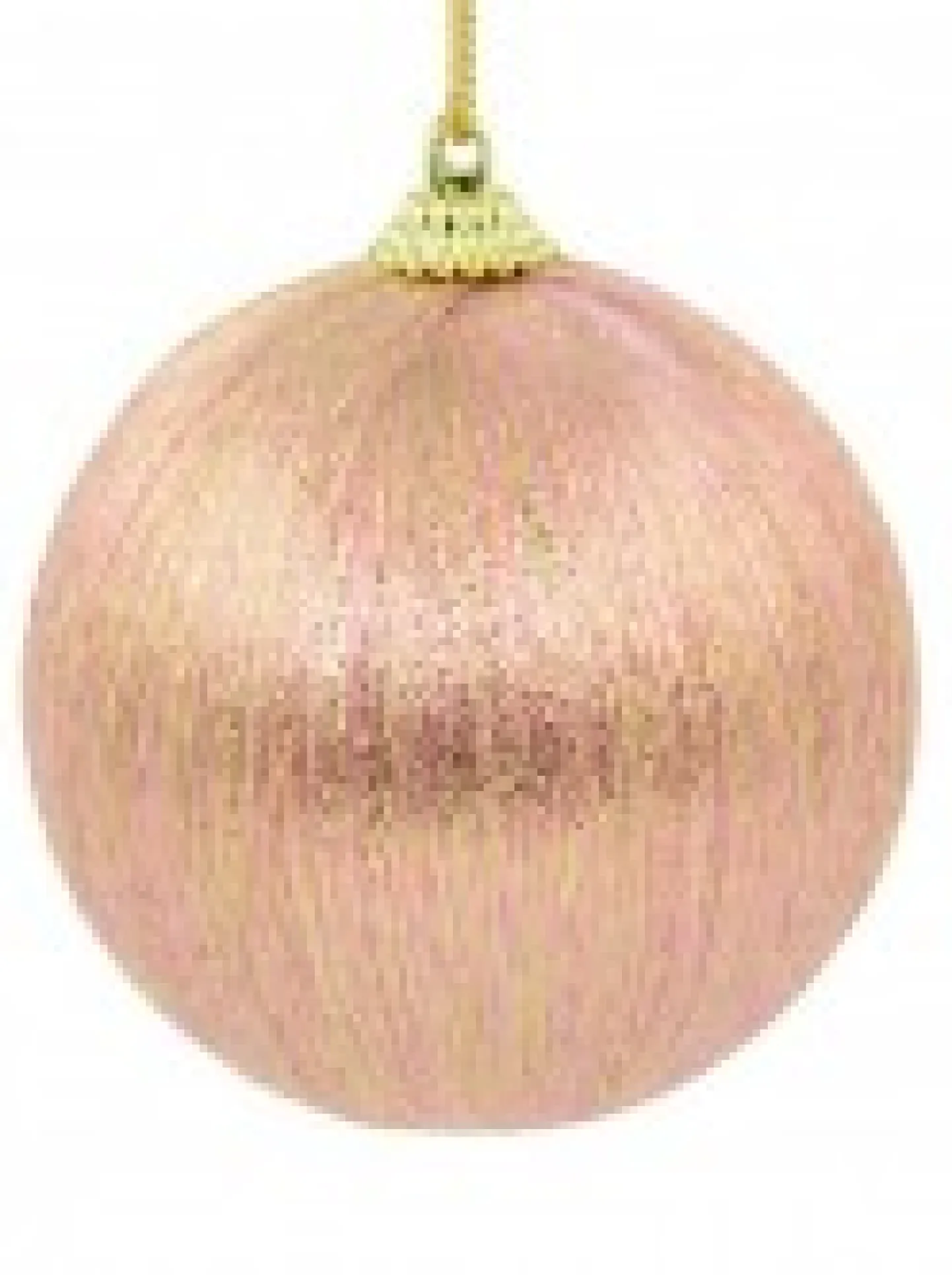 Outlet Christmas Warehouse Spectacular Pink Christmas Baubles Decorated With Gold Silk Thread - 8 X 75Mm