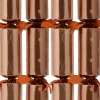 Cheap Christmas Warehouse Star & Diamond Pattern Shiny Copper Christmas Cracker Bon Bons - 8 X 36Cm