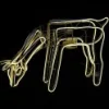 Flash Sale Christmas Warehouse Warm White Animated Grazing Reindeer Neon Christmas Light Display - 77Cm